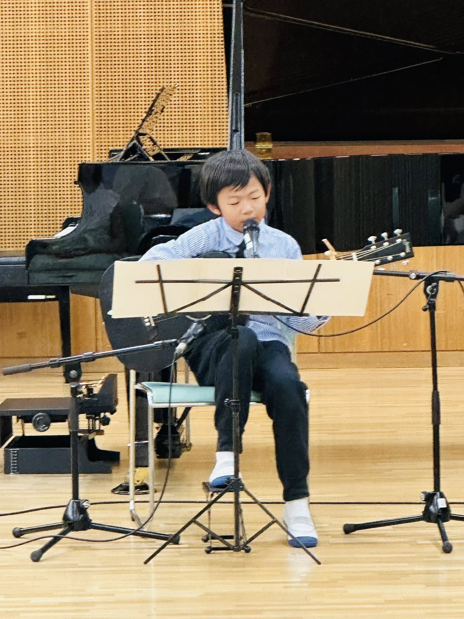 ６月７日(日)ロゼシアターリハーサル室にて かやはら音楽教室ぷちコンサ~トを開催しました